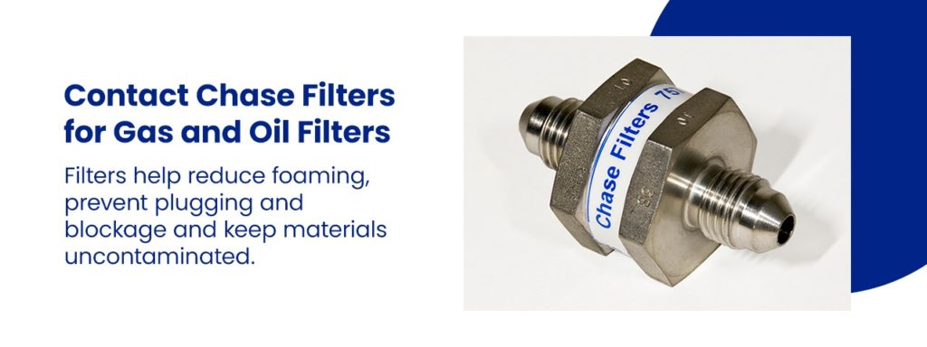 Contact Chase Filters for Gas and Oil Filters