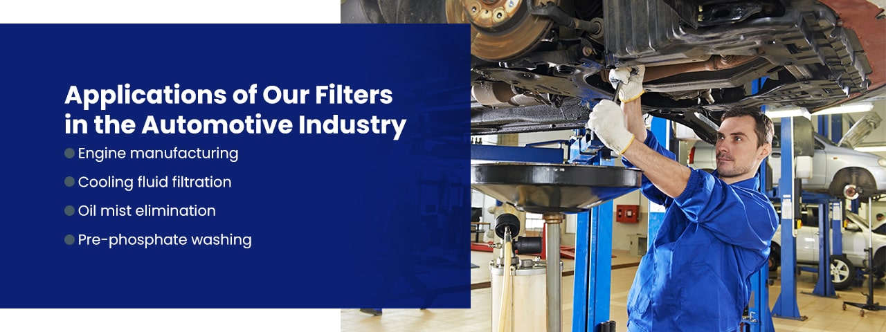 Applications of our filters in the automotive industry